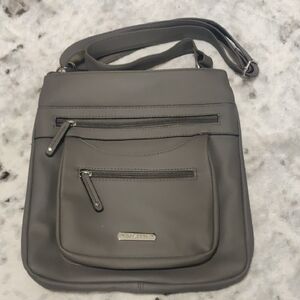 Gray Crossbody Bag
